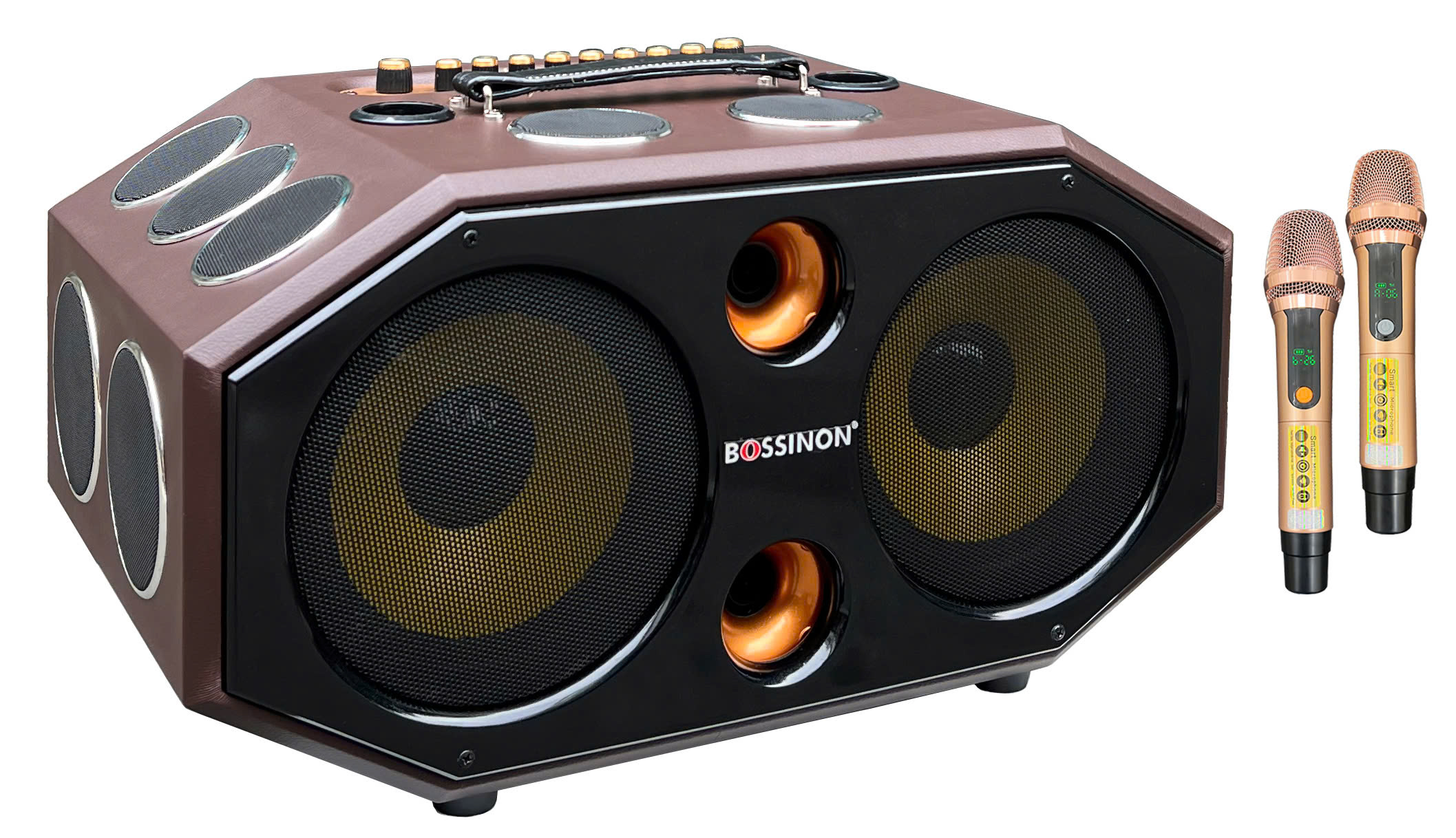 Loa kéo hát karaoke xách tay Bossinon N2294K - Công suất 600W- Hàng Chính Hãng