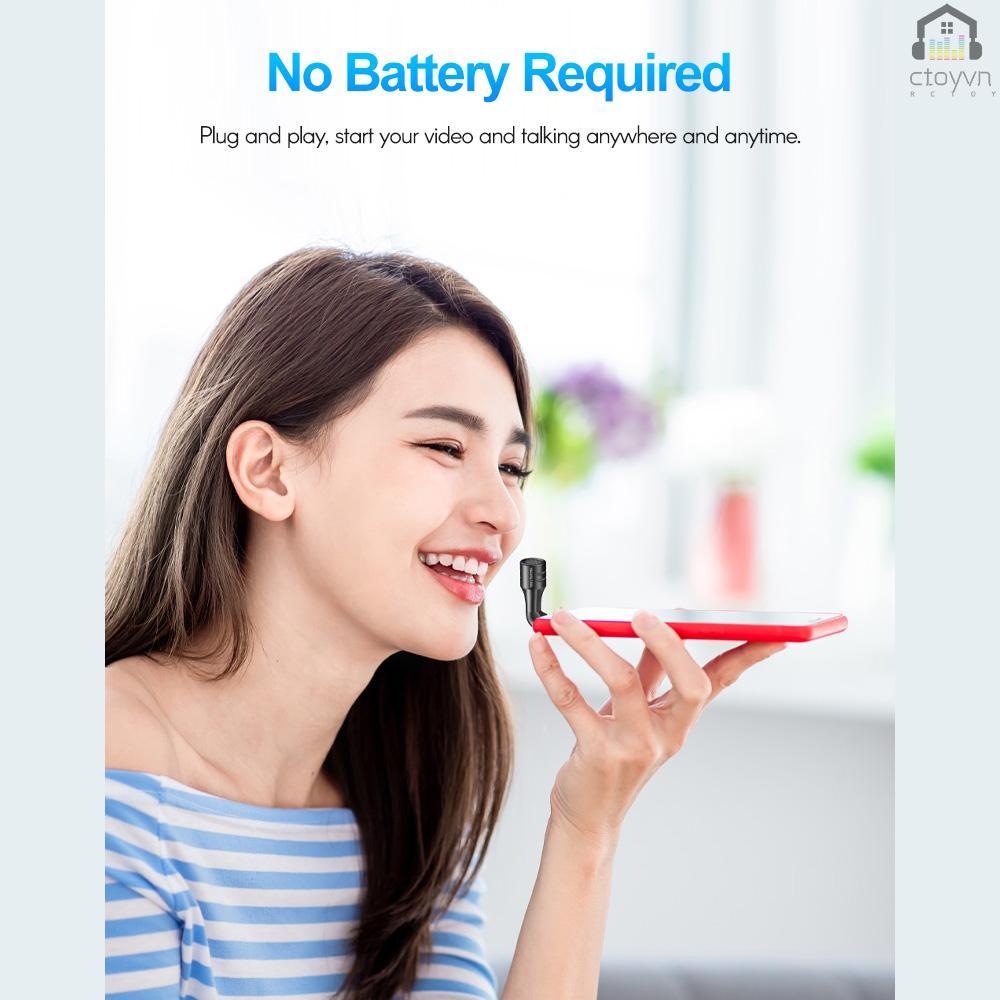 Micro mini IEDiSTAR thu âm chống ồn jack cắm 3.5mm cho điện thoại Android