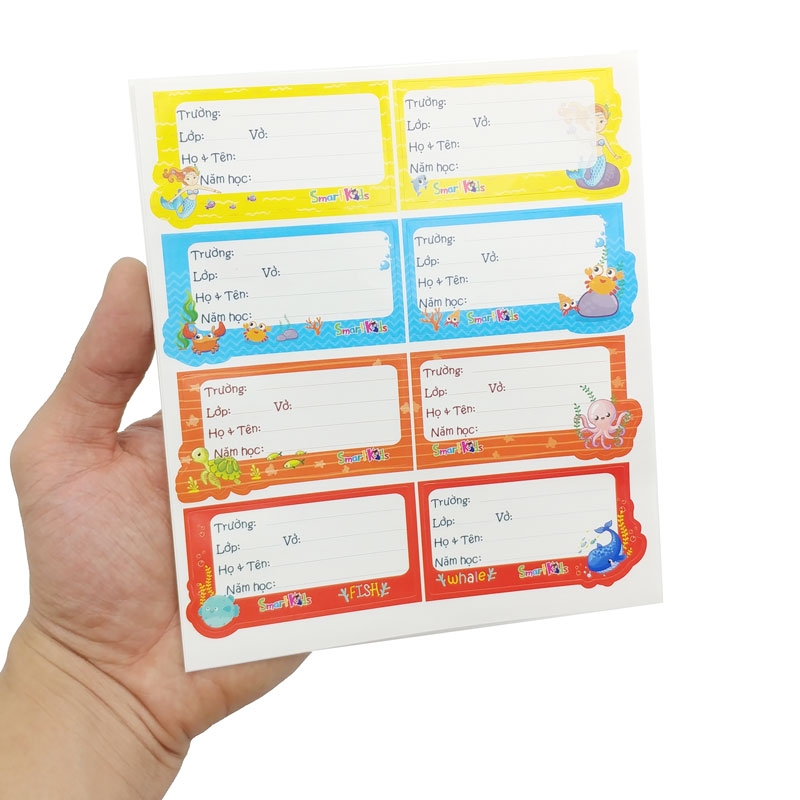 Nhãn Vở Smart Kid Mermaid SK-LP202