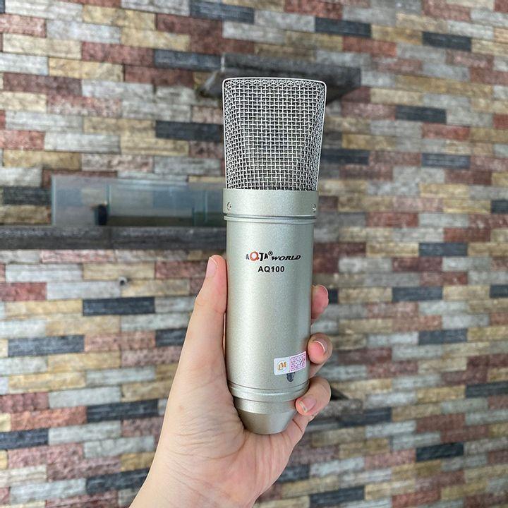 BỘ MIC THU ÂM AQTA WORLD AQ100 CHUYÊN NGHIỆP