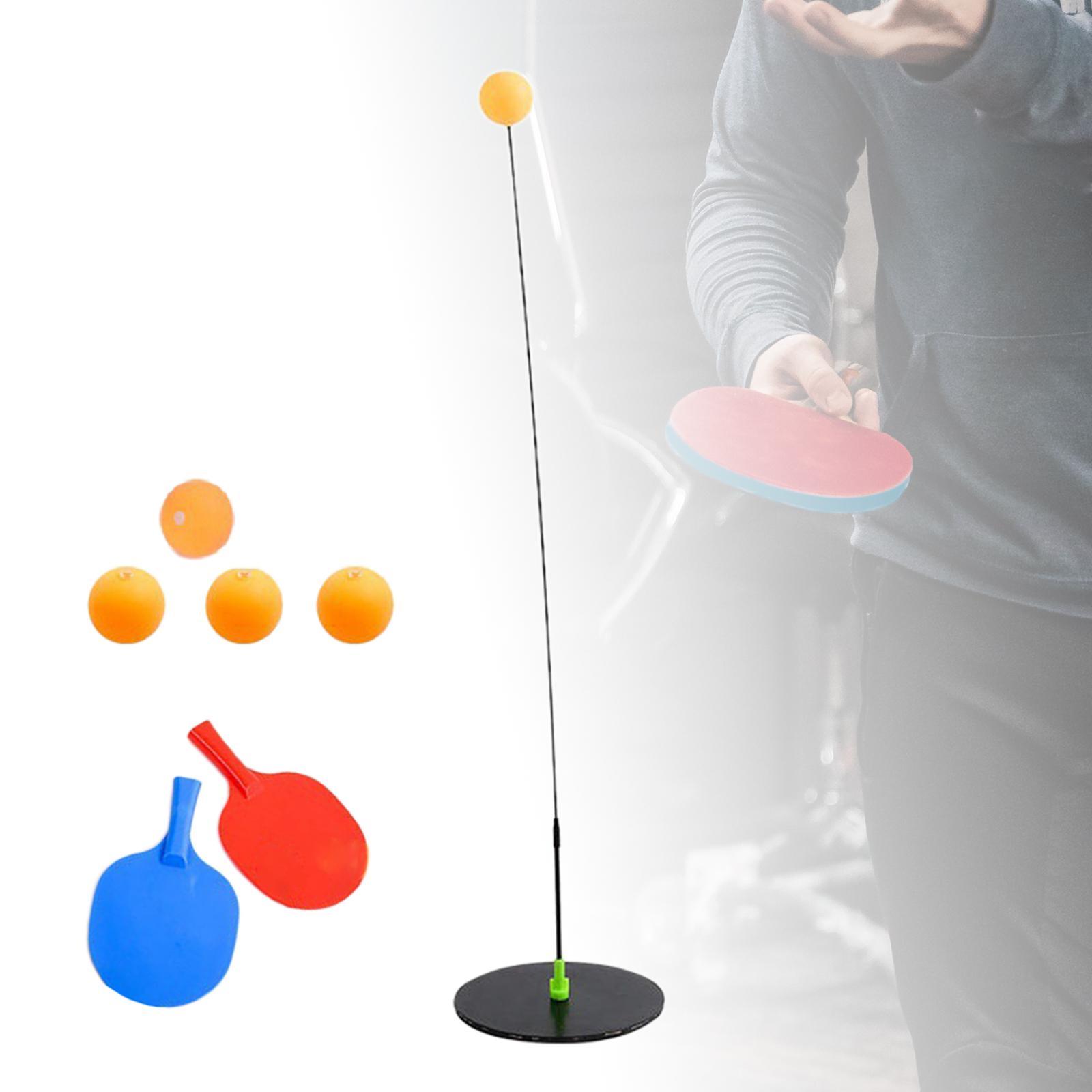 Children Table Tennis Trainer Set  Pong Paddles and Balls Set Sports