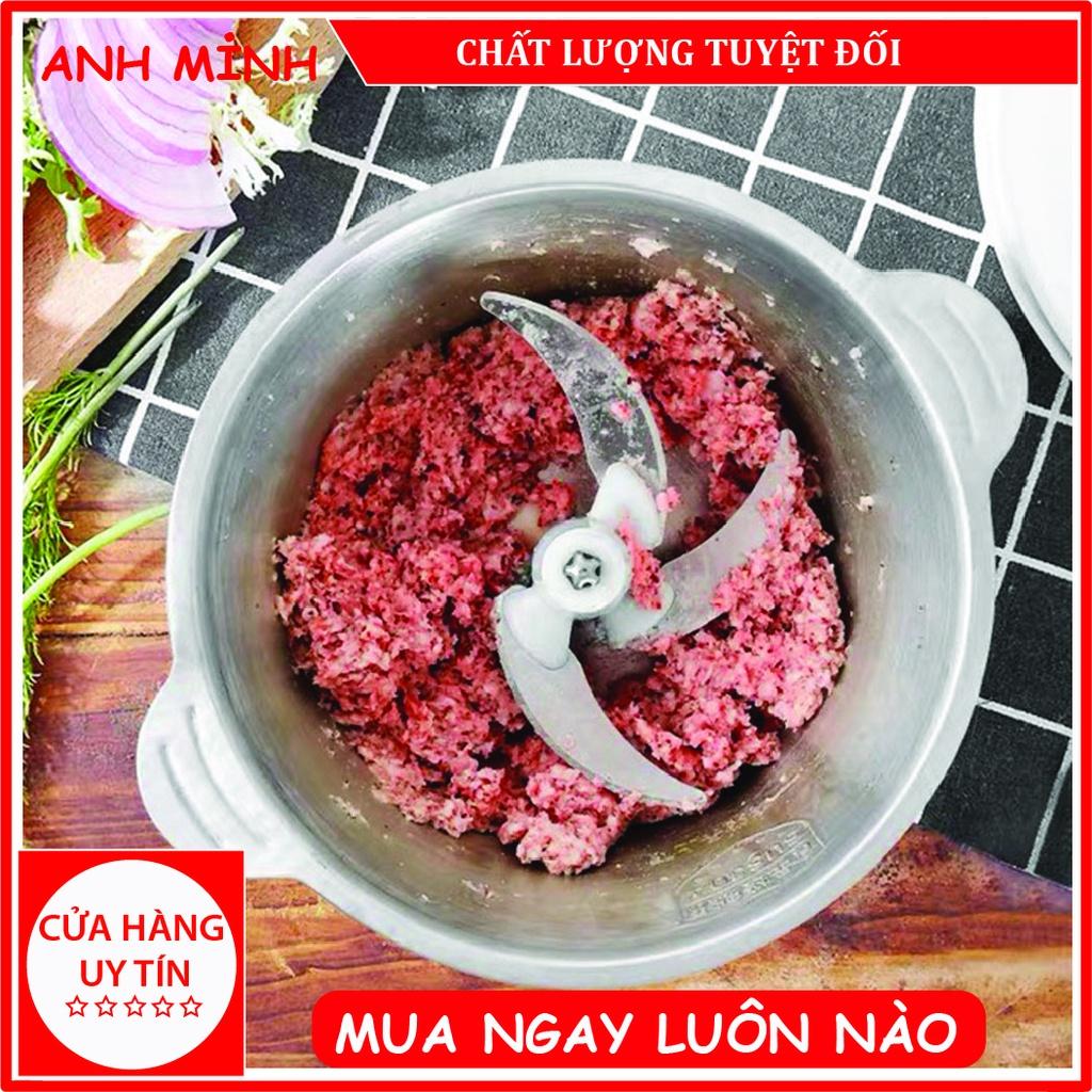 (video )Máy Xay Thịt 4 Lưỡi - Dung Tích 2 Lít - Công Suất 300W