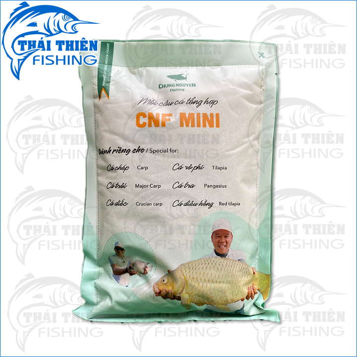 Mồi Câu Cá Tổng Hợp Cám CNF Mini Chung Nguyễn Fishing Gói 300g Dùng Câu Chép, Trôi, Trắm, Phi