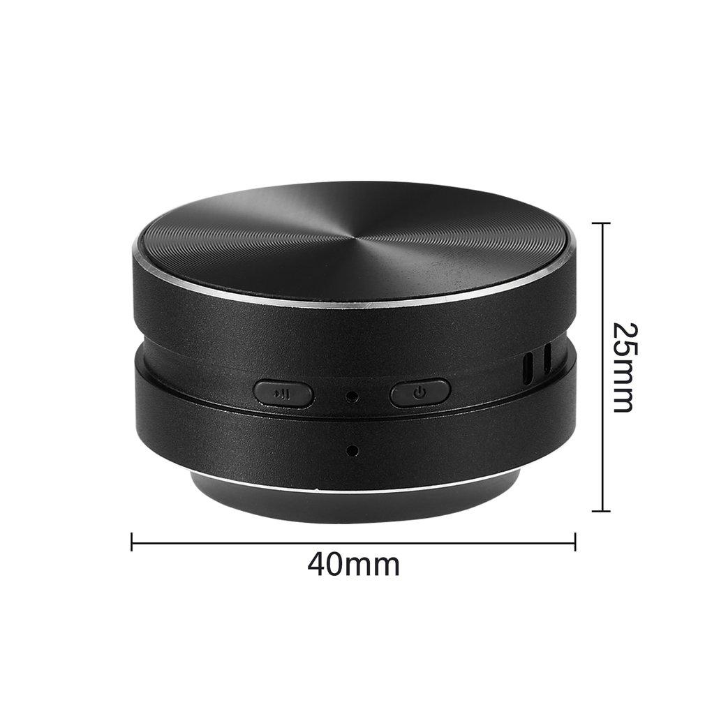 Loa dẫn xương tương thích Bluetooth không dây âm thanh mini âm thanh sáng tạo di động di động Color: black