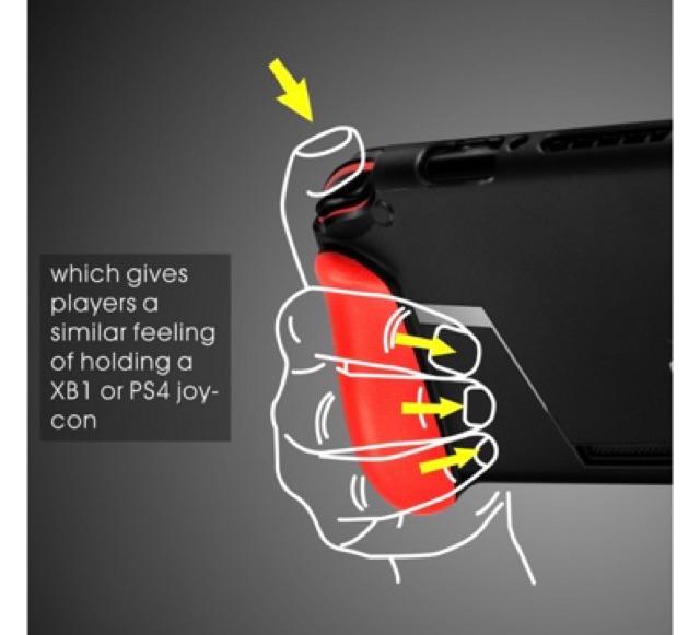 Ốp grip bảo vệ máy, tay cầm, đựng thẻ game hãng K&amp;A cho máy Nintendo Switch