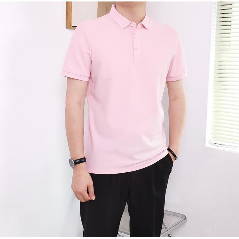 Áo thun nam POLO trơn vải cá sấu cotton cao cấp ngắn tay tông màu cực sang trọng lịch lãm