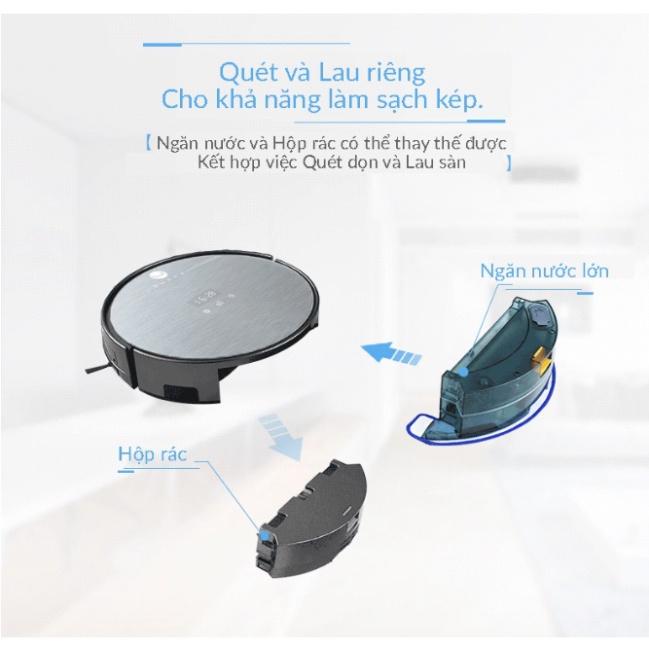 Robot Hút Bụi Lau Nhà Tự Động ULTTY SKJ RB01X, Máy Lau Nhà Hút Bụi Thông Minh, Nhập Đức