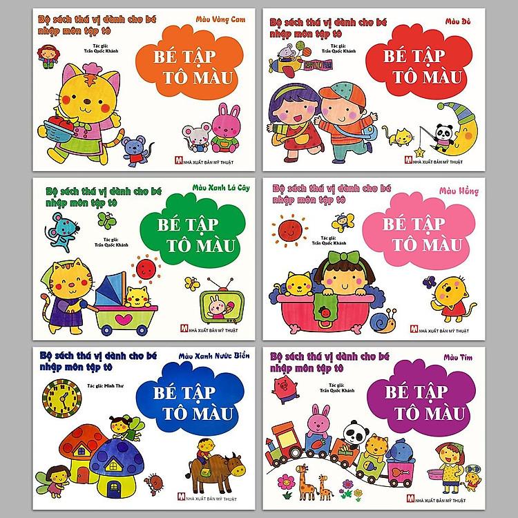 Sách Màu Đỏ - Bé Tập Tô Màu