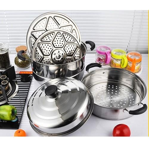 Nồi hấp inox 3 tầng Cookware