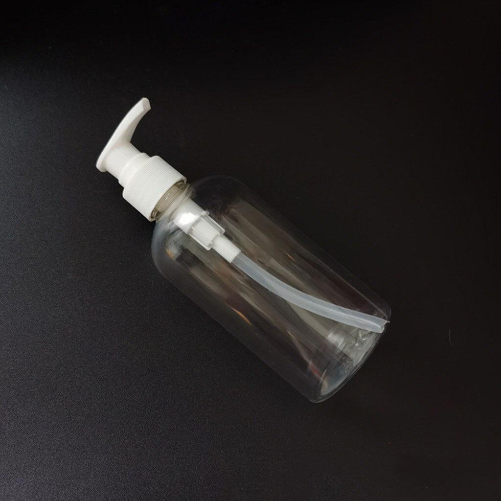 3Pcs Transparent Empty Spray Bottles 500ML Portable Refillable Bottle Cosmetic Hand Sanitizer Alcohol Dispenser