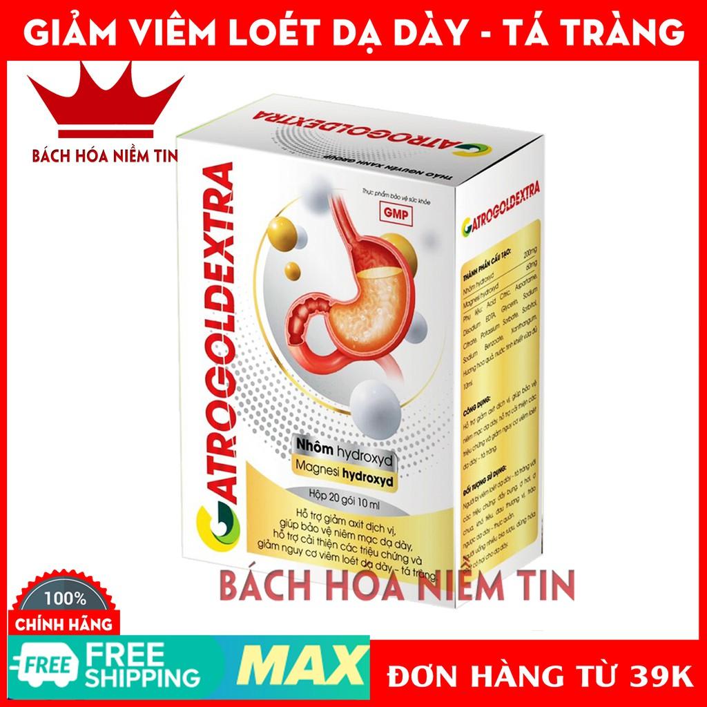 Gel giảm đau dạ dày GATROGOLD EXTRA - bảo vệ niêm mạc dạ dày, giảm viêm loét dạ dày tá tràng, trào ngược hiệu quả