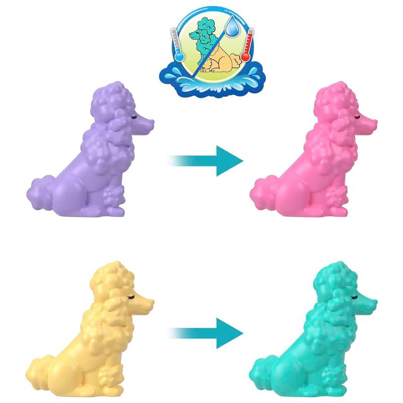 Đồ Chơi Polly Pocket Và Spa Thư Giãn Với Cún Poodle - Polly Pocket HKV35/FRY35