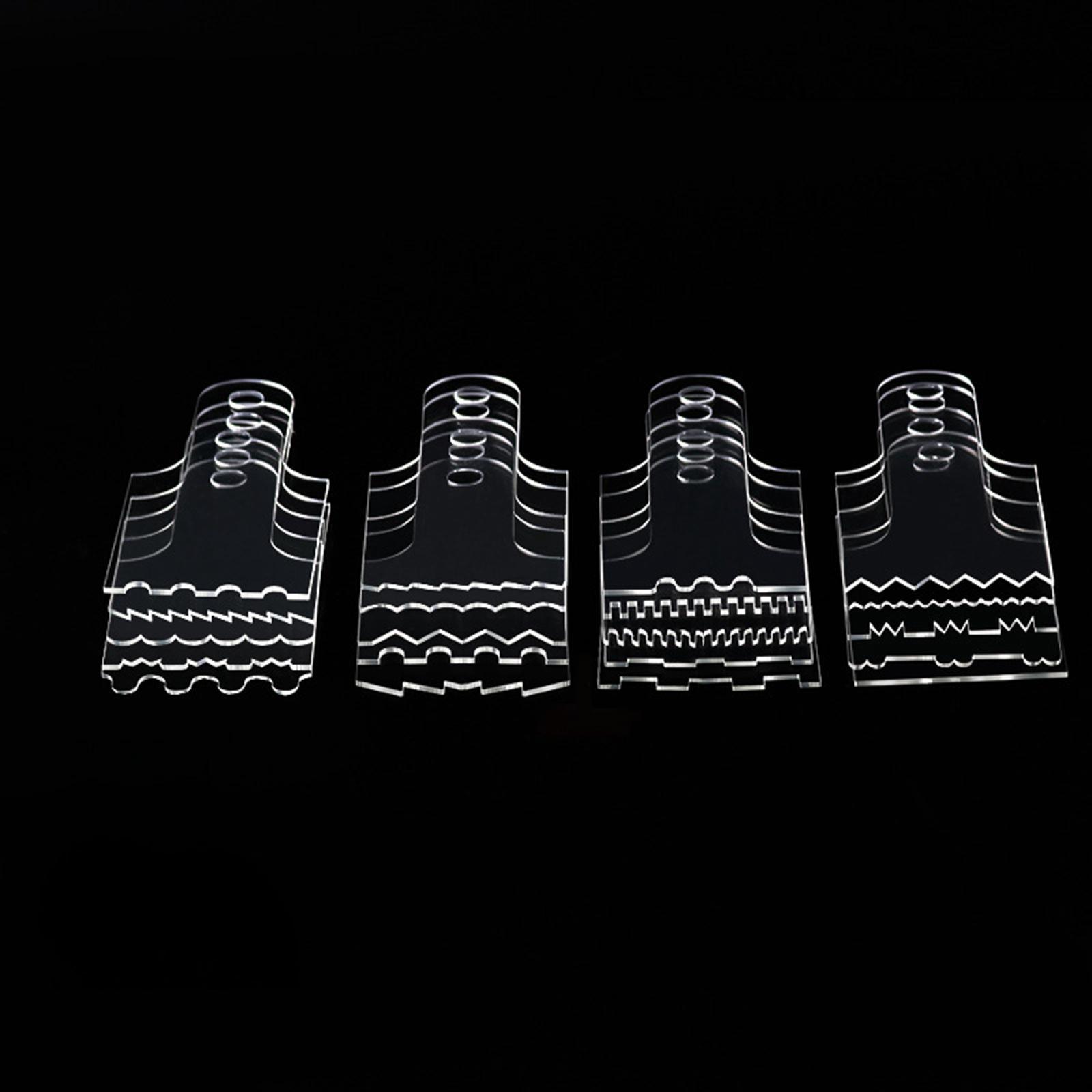 20x Cake Scraper Decorating Tool Supplies Icing for Kitchen Wedding