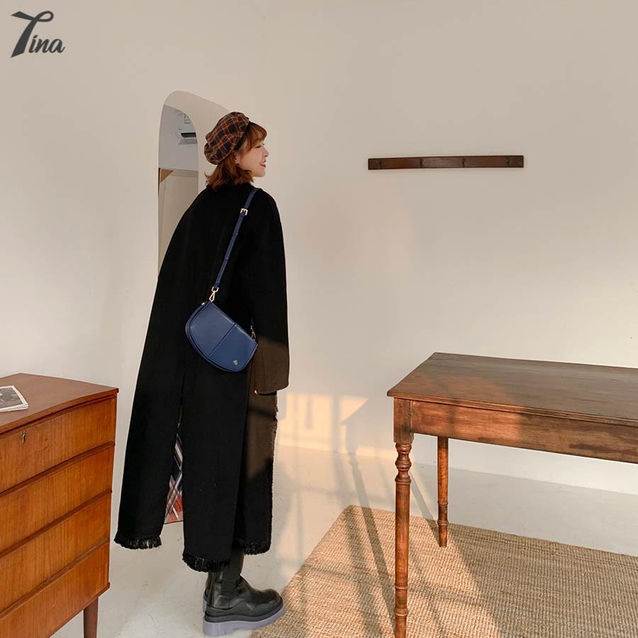 Túi cầm tay nữ Micocah Saddle 2021 thiết kế đơn giản, có dây đeo chéo