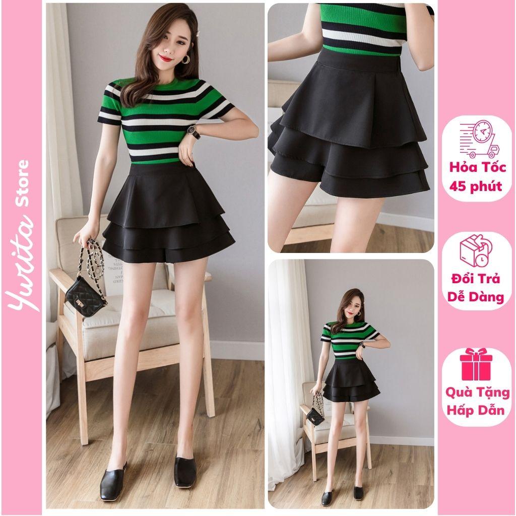 Chân Váy Xoè Tầng Màu Yurita