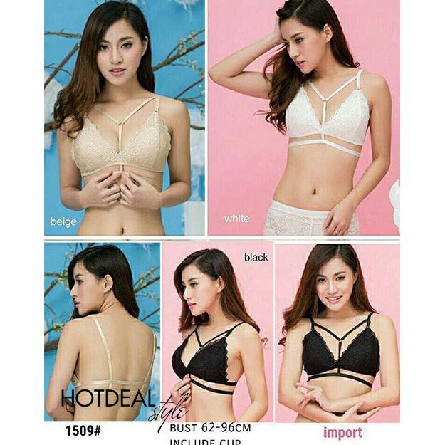 Bralette chữ Y viền ren gợi cảm 428