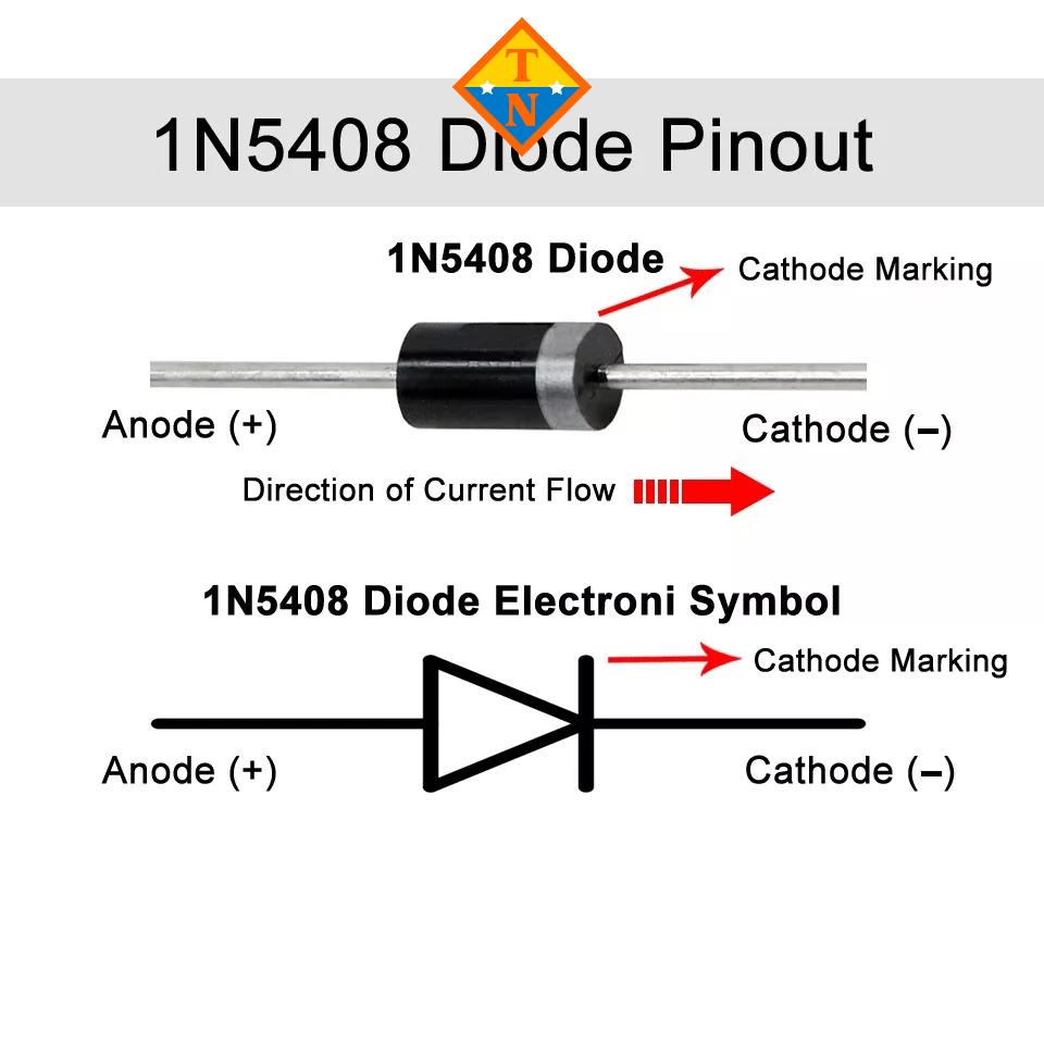 Combo 10 diode thông dụng cho bếp từ, bếp hồng ngoại, lò vi sóng...