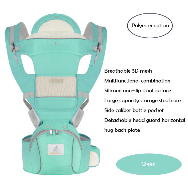 Công Thái Học Mới Sinh Em Bé Sơ Sinh Trẻ Em Ba Lô Hipseat Sling Mặt Trước Kangaroo Bọc Cho Du Lịch Cho Bé 0-36 tháng