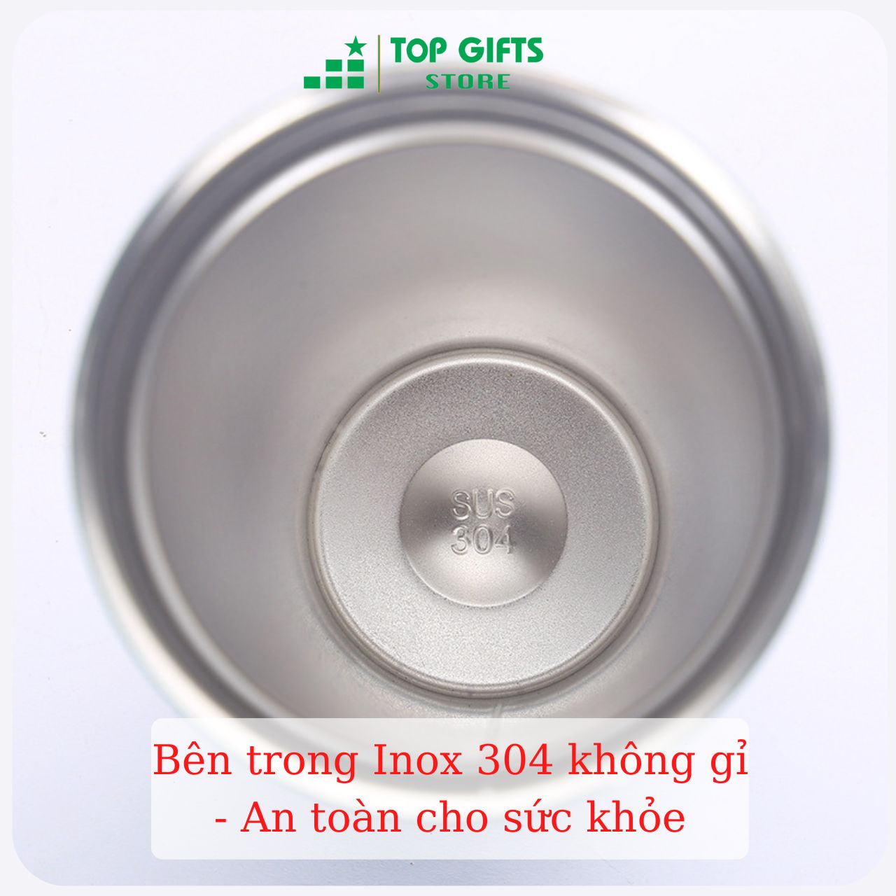 Ly Giữ Nhiệt khắc tên LGN050 INOX304 - Quà tặng sinh nhật, thuận tiện mang đi dung tích 500ml