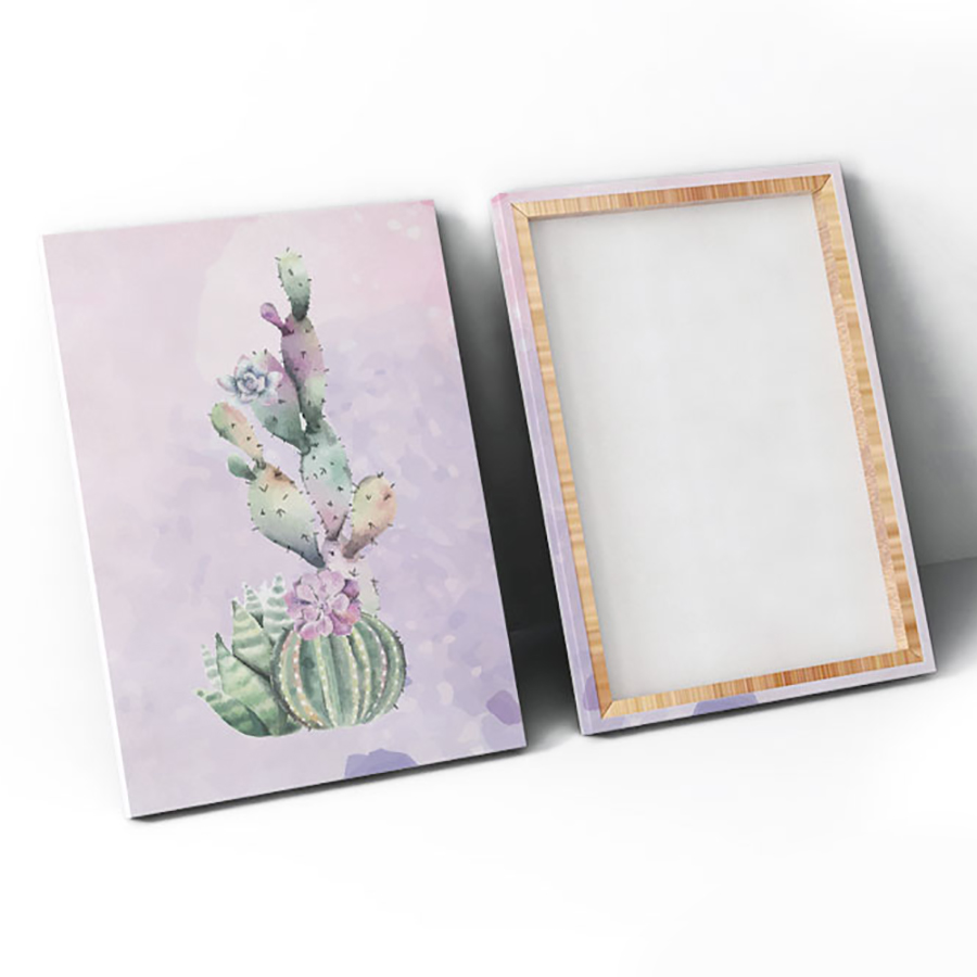Bộ 3 Tranh Canvas Xương Rồng - W93
