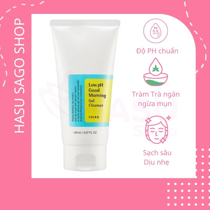 Sữa Rửa Mặt Dạng Gel Dịu Nhẹ Cosrx Low pH Good Morning Gel Cleanser 150ml