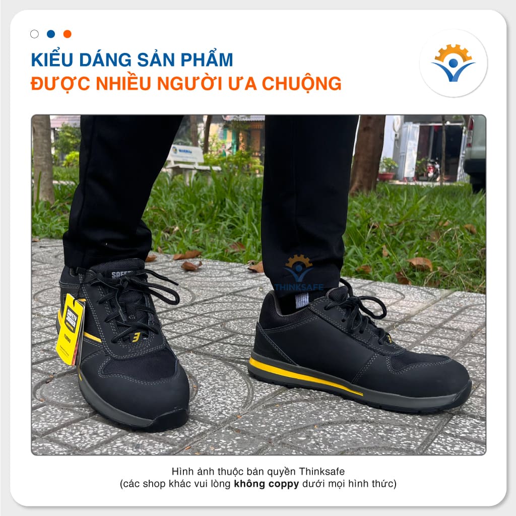 Giày bảo hộ lao động Safety Jogger Turbo S3 HRO SRC chịu nhiệt tới 300 độ C, thoáng khí, da cao cấp - Thinksafe