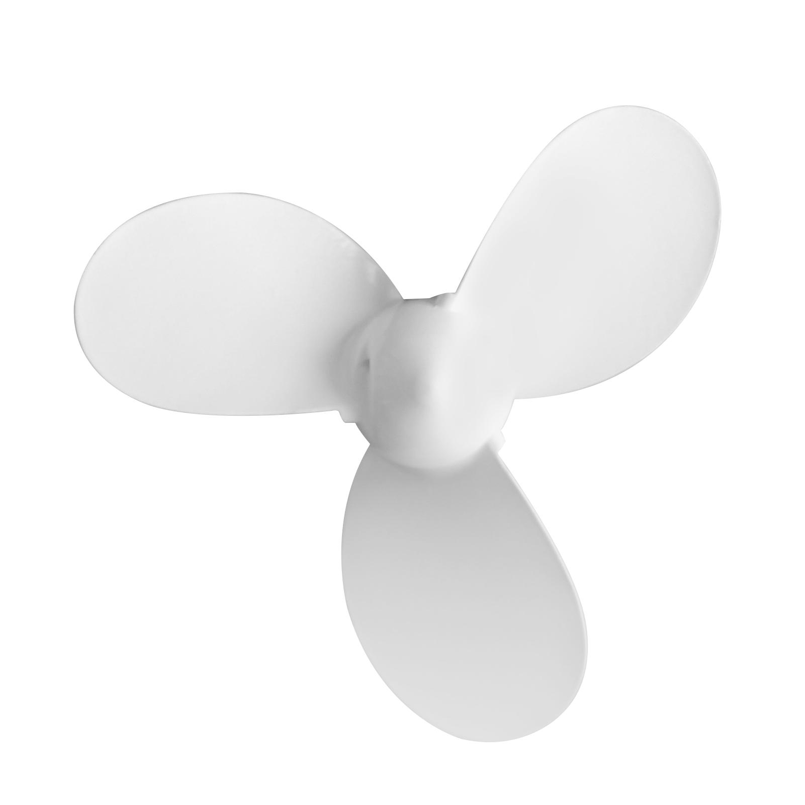 7 1/4X5-A Boat Propeller Outboard Motor Propeller 3 Blades Aluminum Alloy Propeller Replacement for Yamaha Outboard 2HP