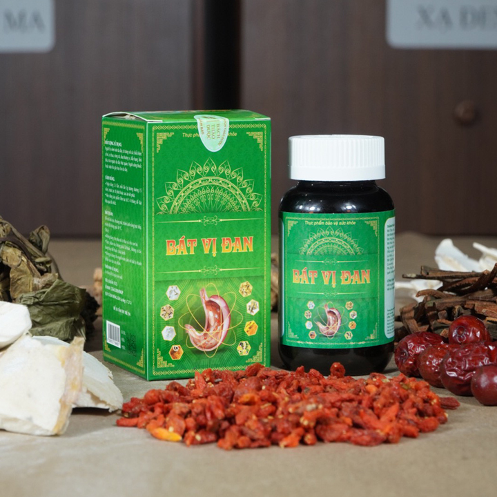 Viên uống hỗ trợ điều trị bệnh đau dạ dày của Vạn Xuân Đường - Bát Vị Đan - Chống viêm loét dạ dày, trào ngược dạ dày, đau bao tử