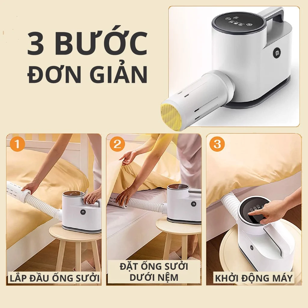 Máy Sấy Mishio MK308 tia UV Diệt Khuẩn Sấy Quần Áo, Sưởi ấm Chăn Nệm, Sấy Giày