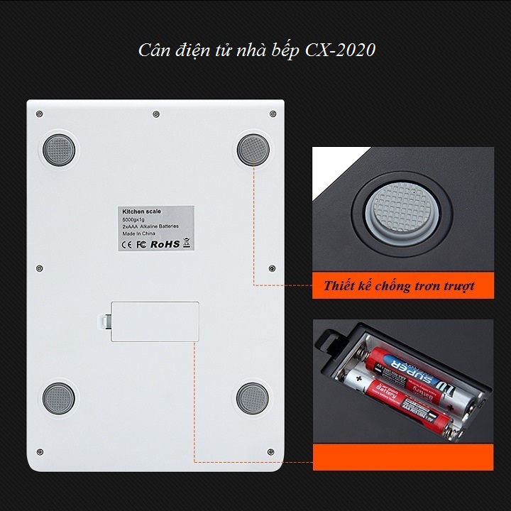 Cân điện tử nhà bếp CX-2020
