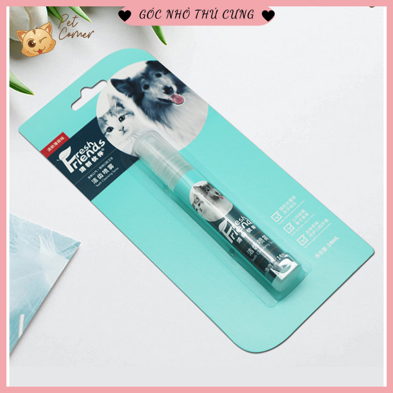 Xịt thơm miệng cho chó mèo Fresh Friends 14ml