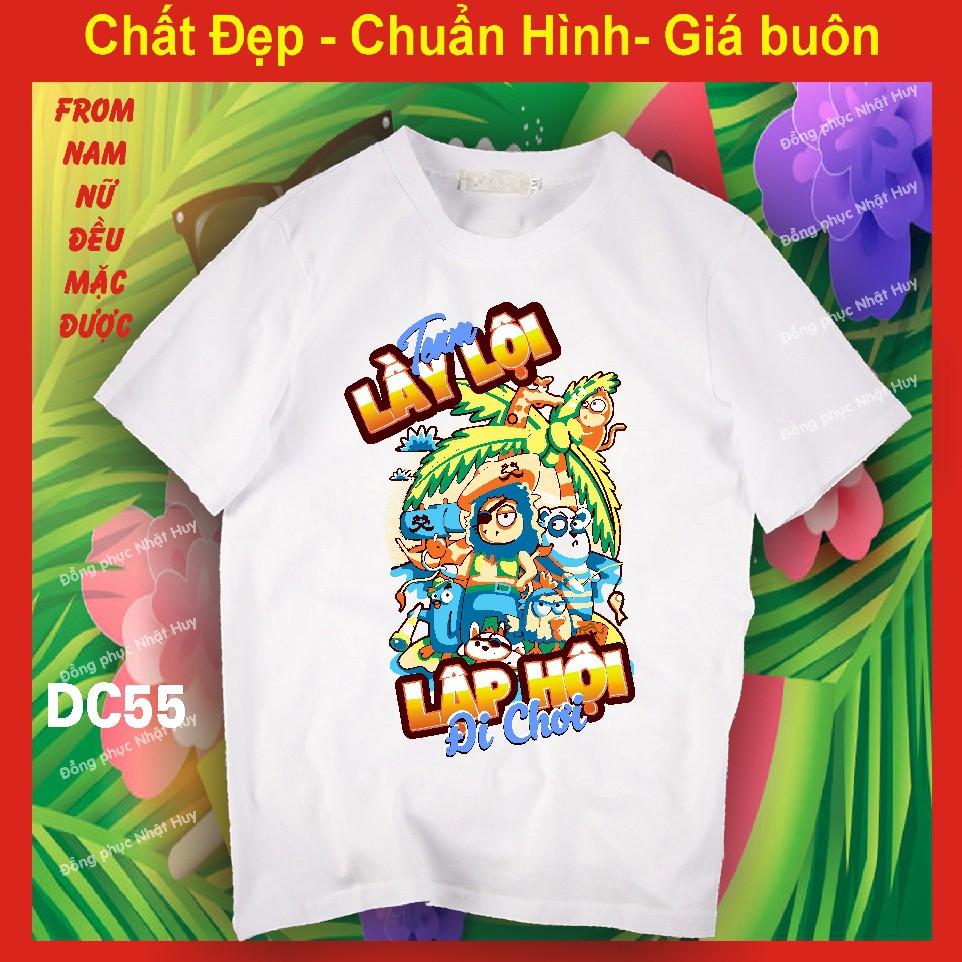Áo nhóm đi chơi DC55, du lịch biển, phông, thun, chất đẹp,thích thì chiều không nói nhiều,zui ze hông quạo