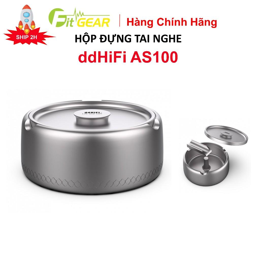 Hộp Đựng Tai Nghe Kim Loại ddHiFi AS100 Chính Hãng - Hàng Chính Hãng