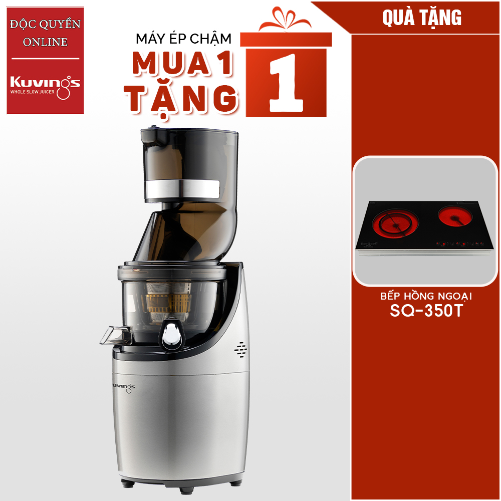 Máy ép chậm dành cho kinh doanh Kuvings CS520CB (500ml) - TẶNG BẾP ĐÔI HỒNG NGOẠI TIGER QUEEN SQ-350T - Hàng chính hãng