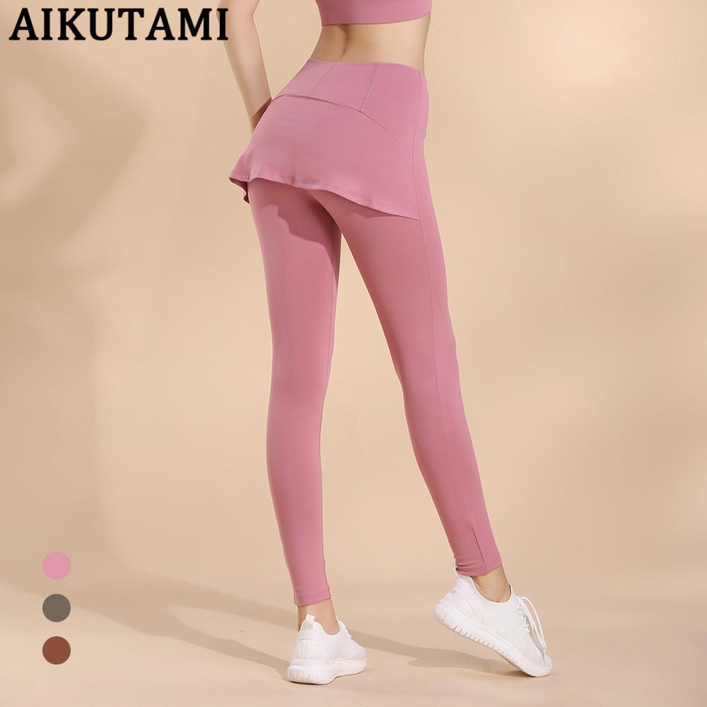 Quần Tập Yoga Thể Dục Nữ Quần Legging Tập Yoga Gym Quần Legging Co Giãn Thoáng Thể Thao Femme Năng Lượng Liền Mạch Quần Legging Thể Thao Quần Váy