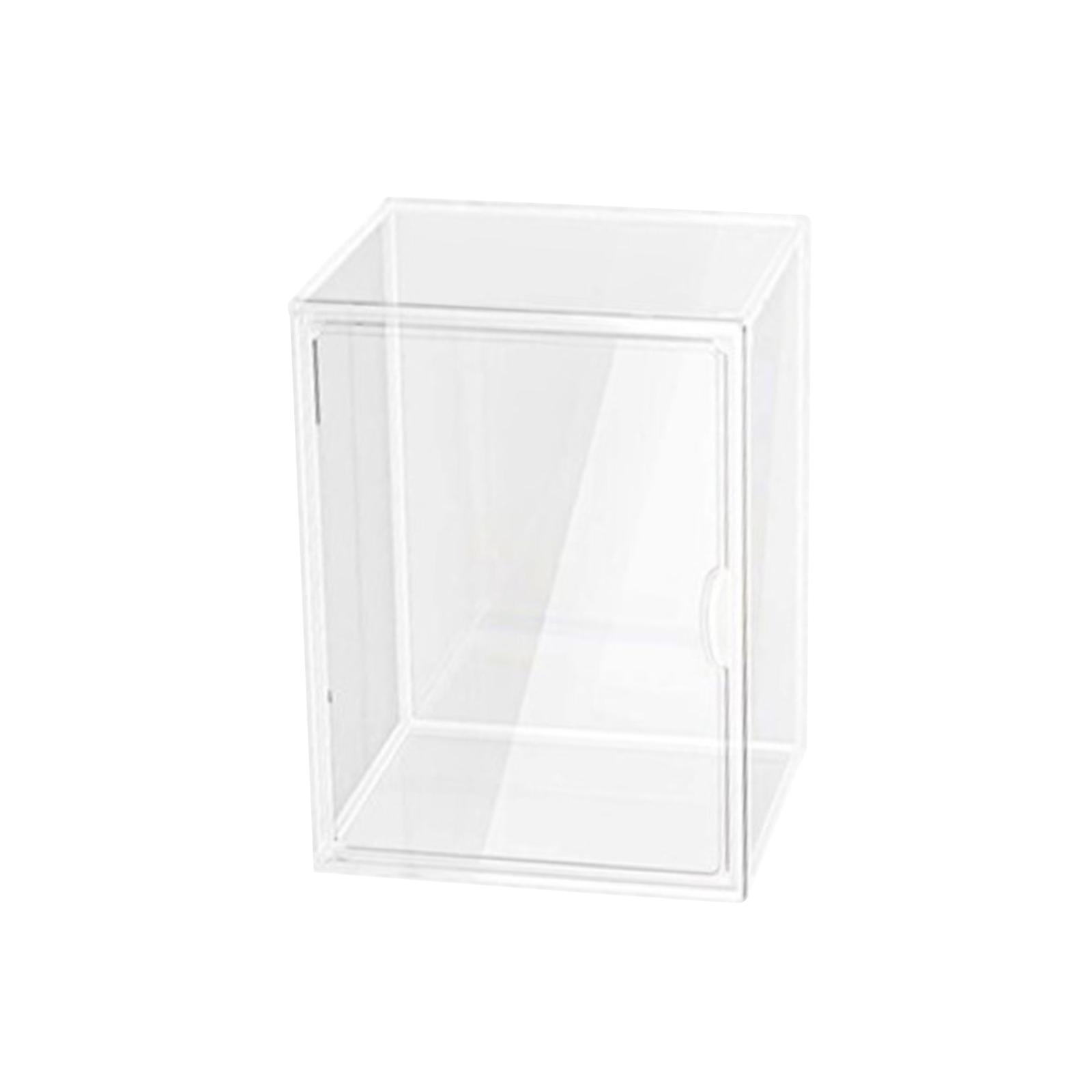 Shoe Storage Box Stackable Collection Display Box Side Open Thicken Clear