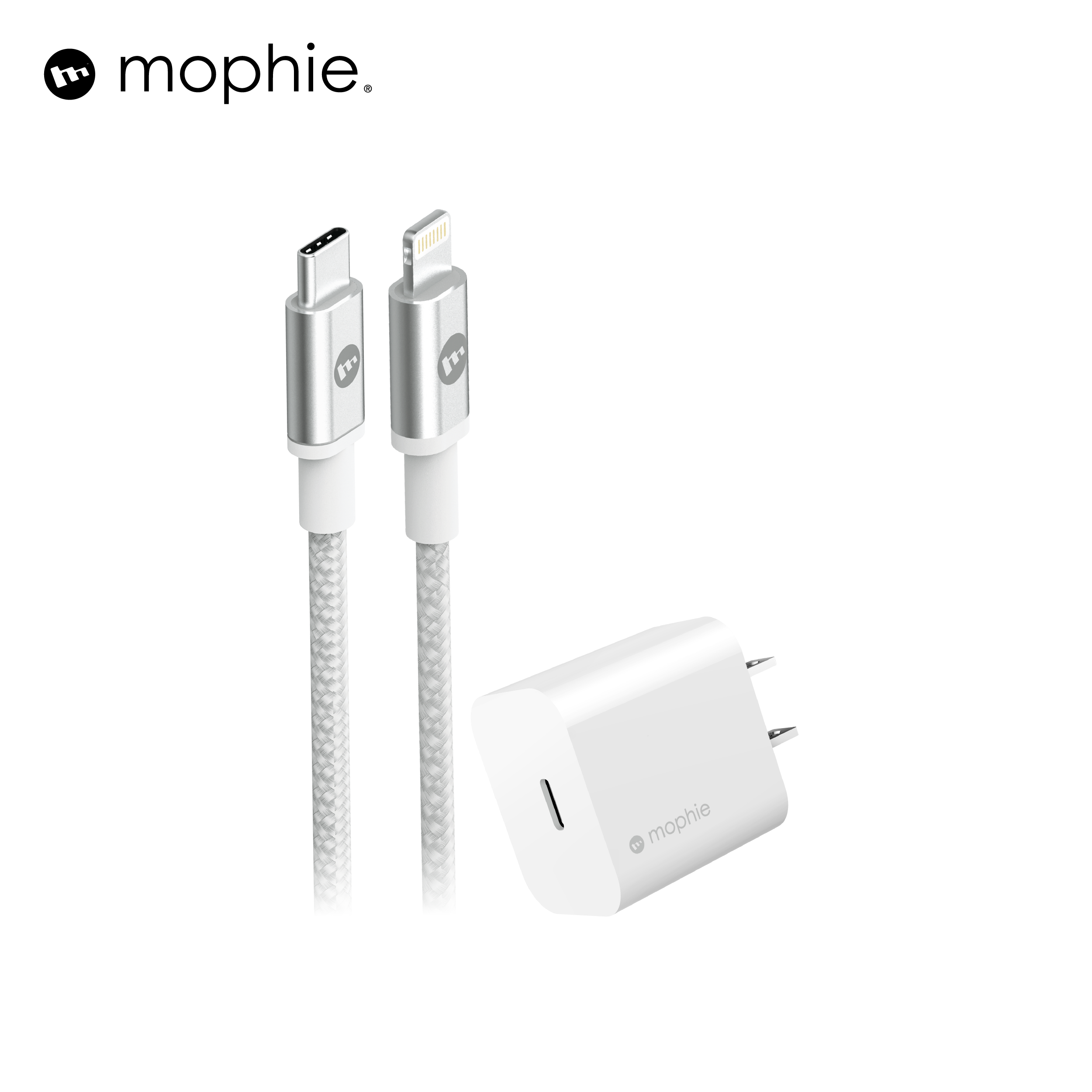 Combo Sạc Nhanh Mophie Power Delivery USB-C GaN 30W dành cho iPhone/ iPad - Hàng chính hãng