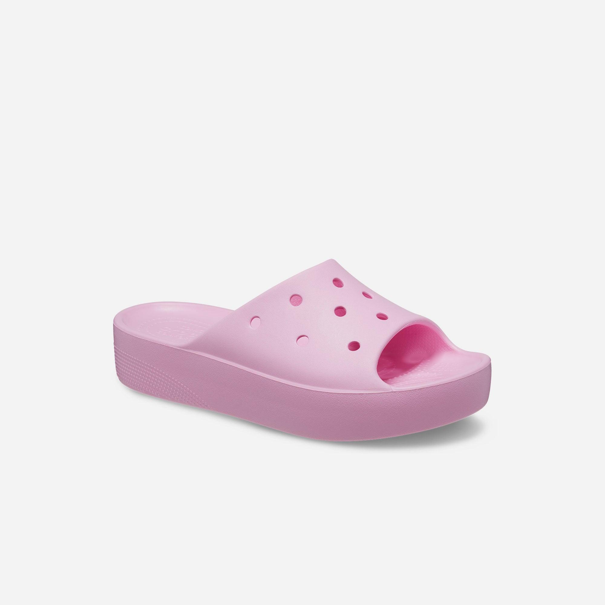 Dép quai ngang nữ Crocs Classic Platform - 208180-6S0