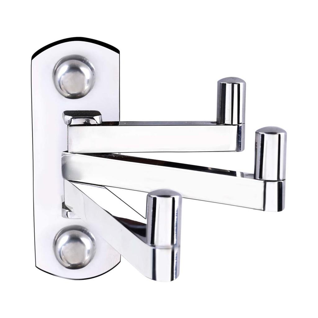 Móc quần áo TOVASHU 3 chia treo sau cửa inox 304