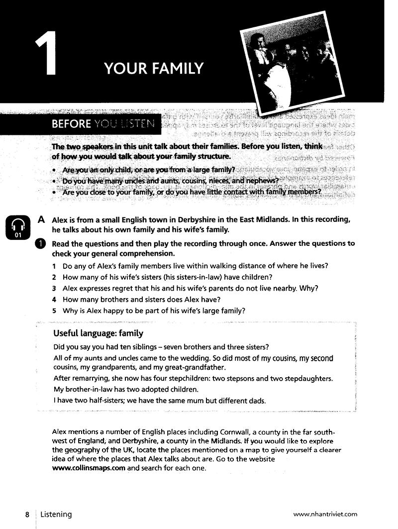 Sách Collins English for Life - Listening B1 Intermediate (Kèm CD Hoặc File MP3) (Tái Bản)