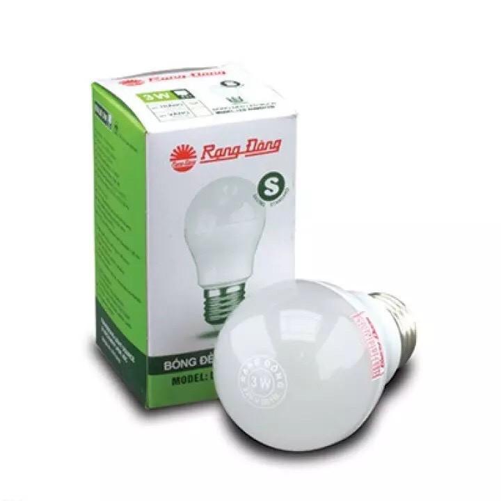 Bóng Đèn LED Bulb Tròn Rạng Đông 5W, Chip LED Sam Sung, Ánh Sáng Trắng Vàng