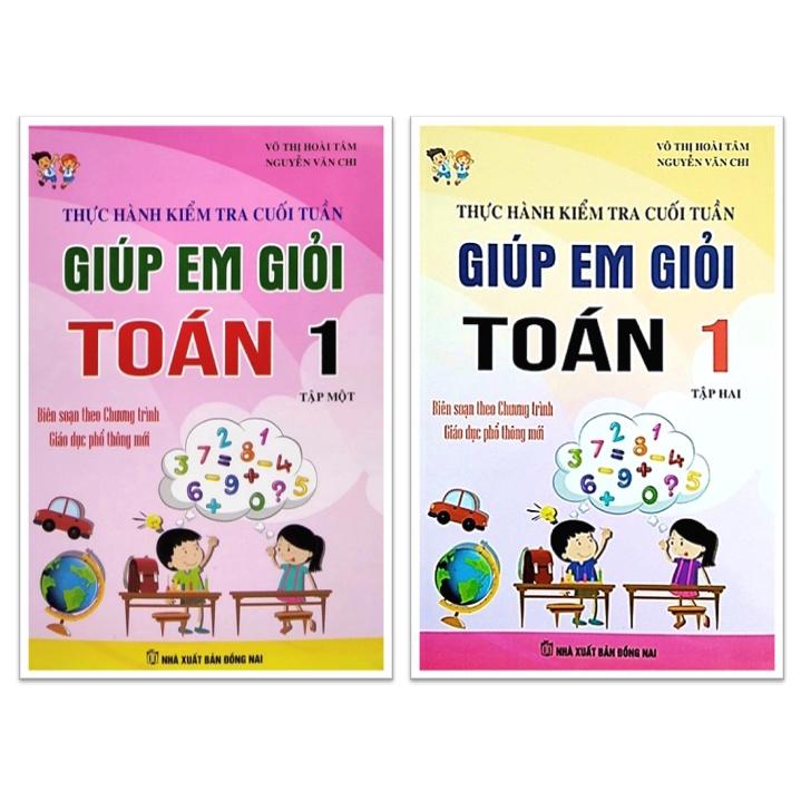 Sách - Combo Thực Hành Kiểm Tra Cuối Tuần Giúp Em Giỏi Toán Lớp 1