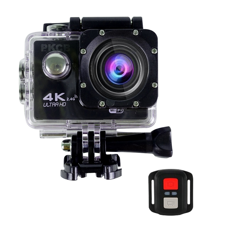 Camera hành trình chống nước Sport 4K Ultra HD DV 2.4G kèm phụ kiện, kết nối Wifi chống rung hỗ trợ quay ban đêm Hàng Chính Hãng PKCB HPT2023.