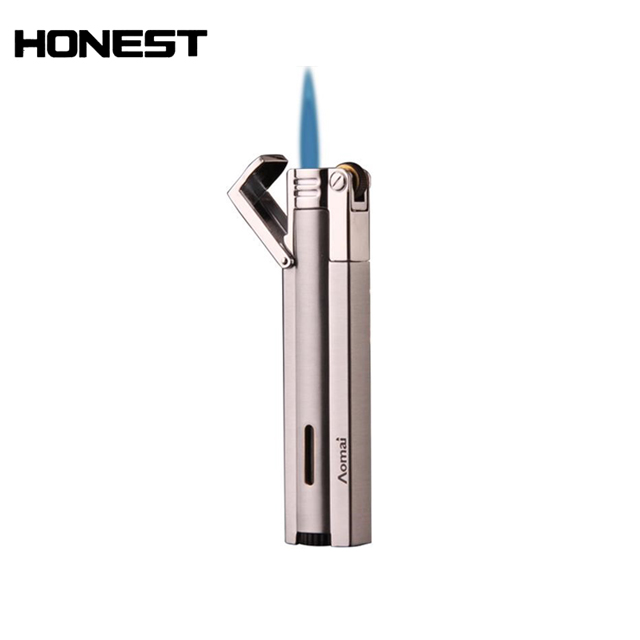 Vỏ Hột Quẹt Bật Lửa Khò Gas 1 Tia Cực Mạnh Aomai AM7101 Đẹp Độc Lạ - Dùng Gas Cao Cấp