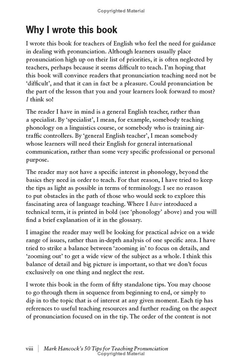 Mark Hancock’s 50 Tips For Teaching Pronunciation - Pocket Editions