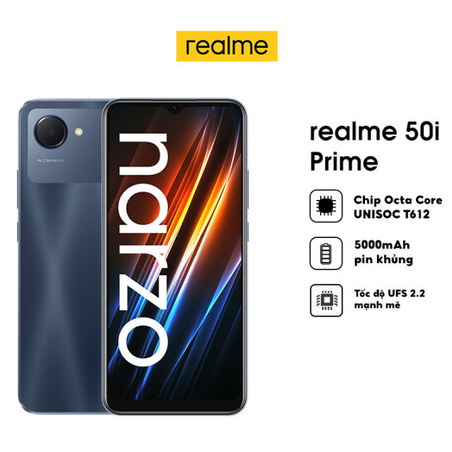 Điện thoại Realme Narzo 50i Prime (3GB/32GB) - Hàng Chính Hãng