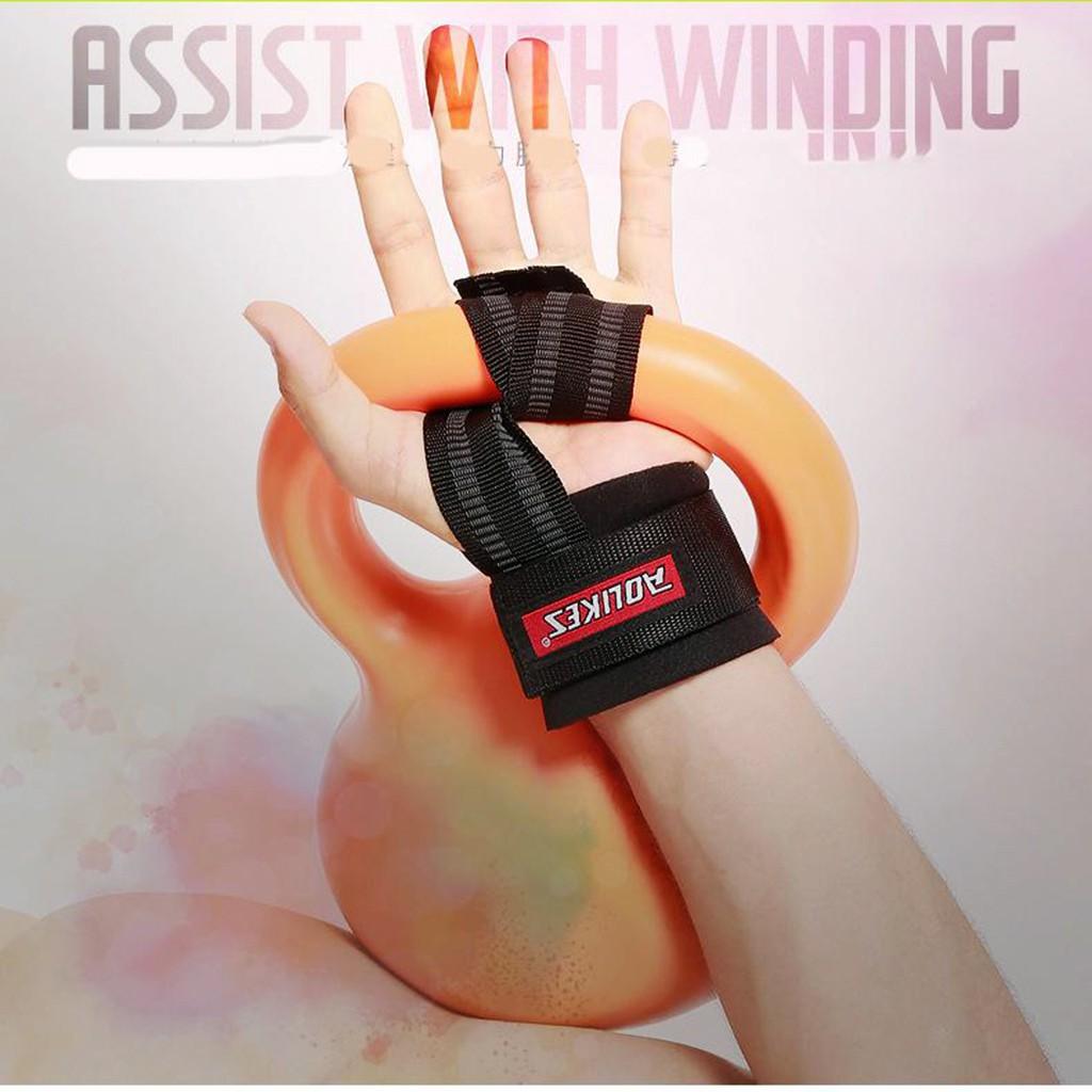 Dây kéo lưng kết hợp quấn cổ tay GYM Aolikes AL 7638 magic
