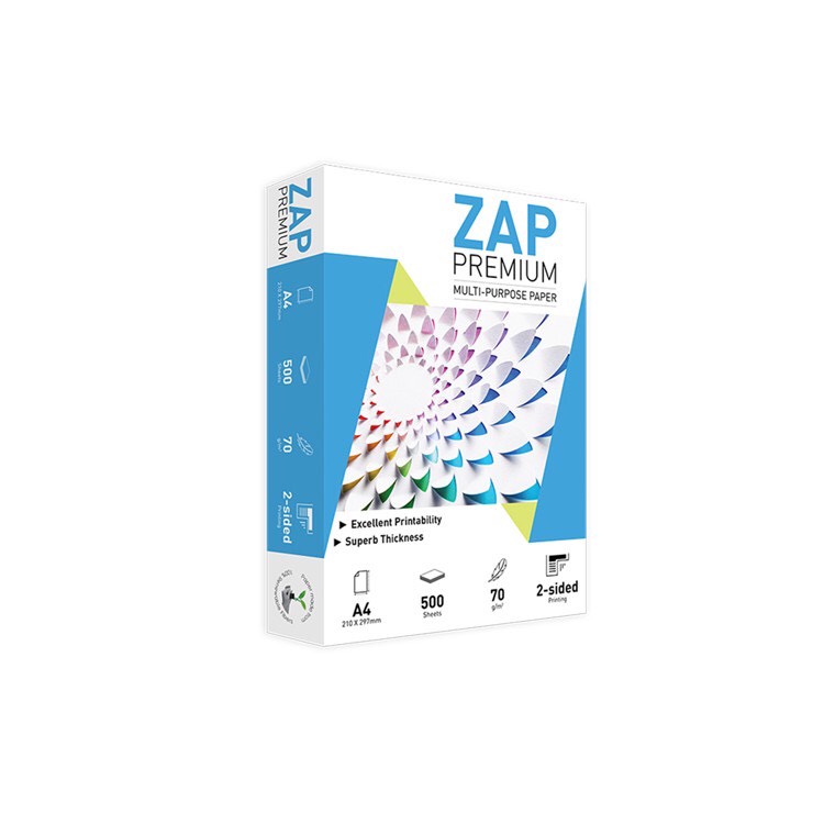 Giấy PaperOne  Zap Premium 70A4 Chính Hãng