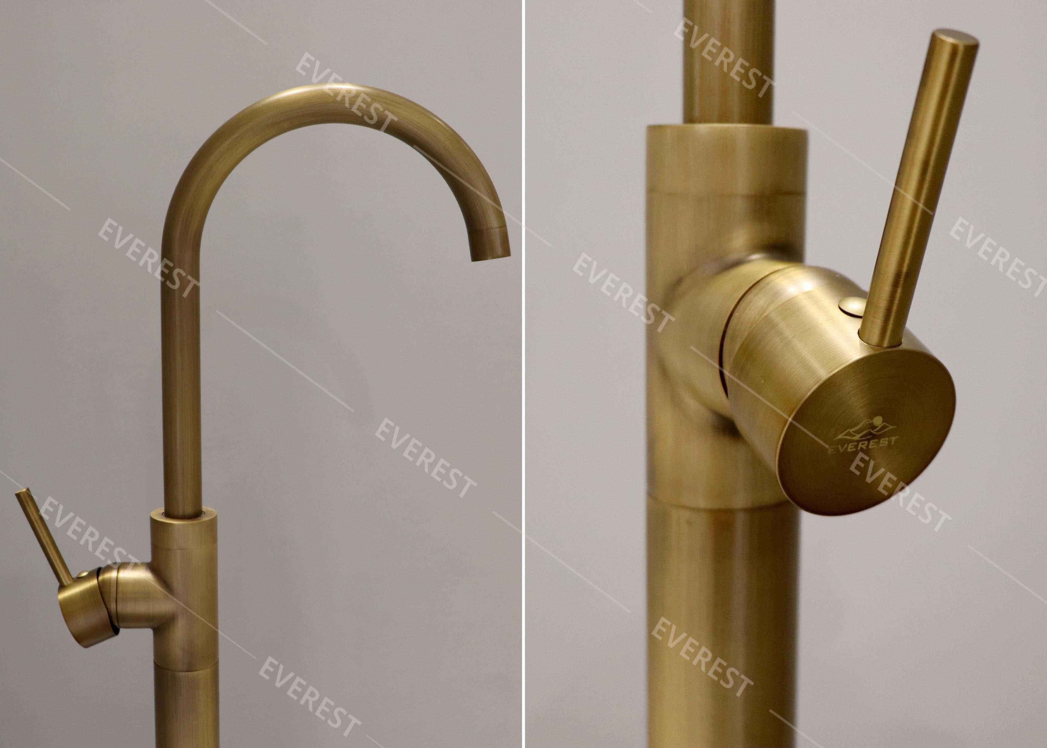 Sen bồn tắm đặt sàn bằng đồng EVEREST EV-1113