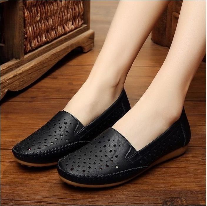 Giày búp bê nữ , Giày lười nữ , Giày mọi nữ , Giày slip on nữ cao cấp SP34